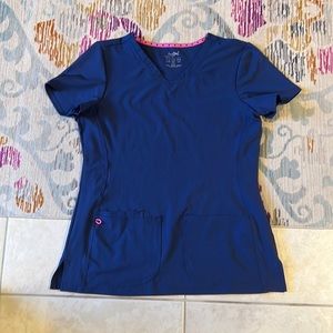 HeartSoul navy scrub top